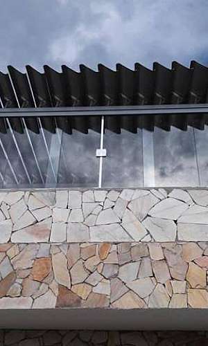 Janela de vidro temperado 4 folhas Janela de vidro temperado 4 folhas