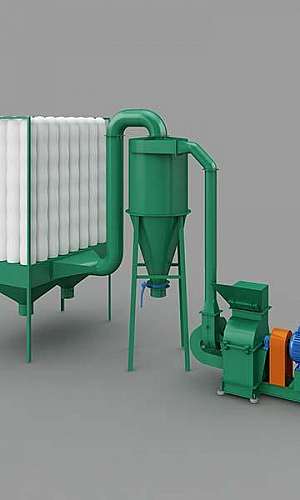 Moinho de erva folhas e galhos Moinho de erva folhas e galhos